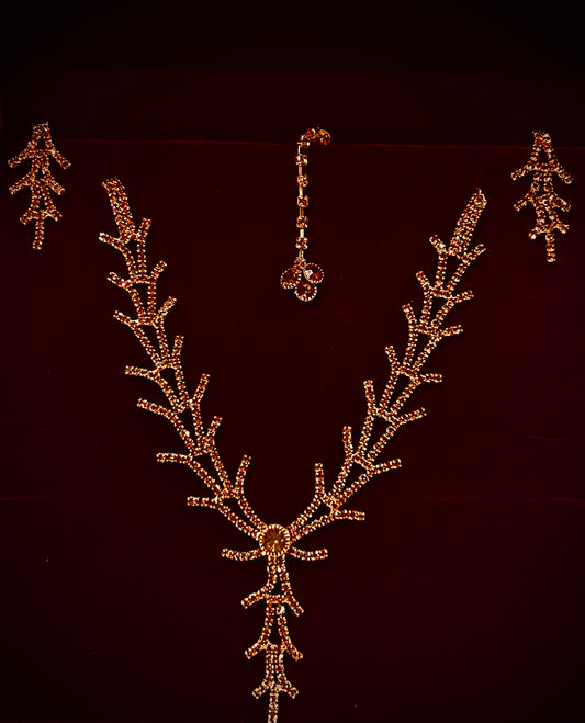 Regal Branches Crystal Jewelry Set – By Nihalo